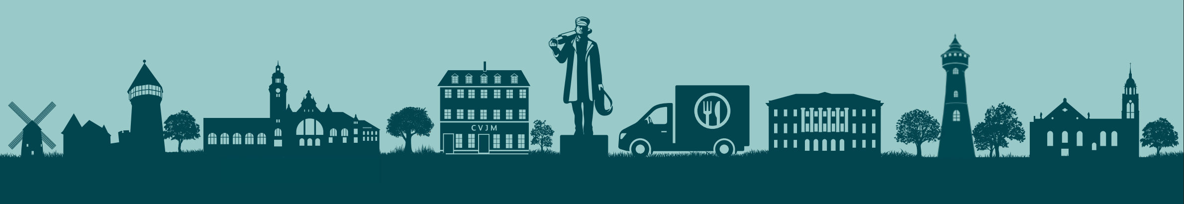 Krefeld Tafel Illustration